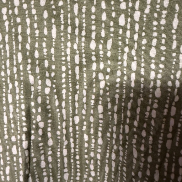 Athleta Santorini Thera Dress green and cream pattern - Picture 3 of 4